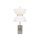 LED Tischlampe Metall Glas 46 cm hoch rund 500 lm MARIA
