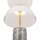 LED Tischlampe Metall Glas 46 cm hoch rund 500 lm MARIA
