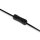 LED Tischlampe Metall Glas 46 cm hoch rund 350 lm MARIA