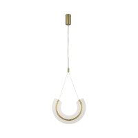 LED Hängeleuchte Aluminium Glas H: max. 186,5 cm 350 lm