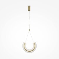 LED Hängeleuchte Aluminium Glas H: max. 186,5 cm 350 lm