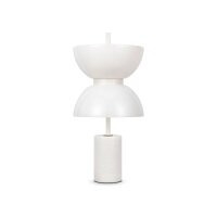 LED Tischlampe Glas Metall 3000 K warmwei&szlig; 500 lm rund