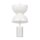 LED Tischlampe Glas Metall 3000 K warmweiß 500 lm rund