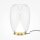 Tischleuchte Aluminium Glas LED Ø 20 cm 27,2 cm in Gold