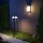LED Stehleuchte außen Aluminium Glas IP65 80 cm hoch