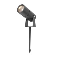 LED Stehleuchte außen mit Erdspieß Glas...