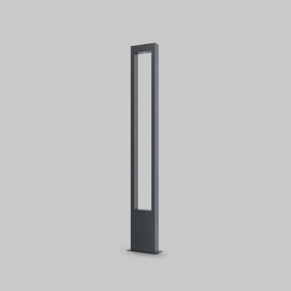 LED Wegeleuchte IP65 150 cm Graphit eckig