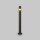 Pollerleuchte LED Metall 60 cm hoch IP65 Graphit rund