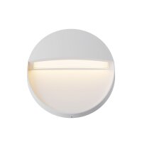 LED Außenwandleuchte Aluminium D: 12 cm rund IP54...