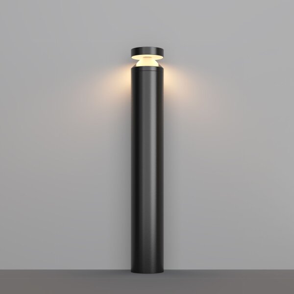 LED Pollerleuchte Aluminium IP65 300 lm 80 cm hoch rund