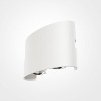 LED Außenlampe Wand Metall IP54 B: 12 cm Up Down...