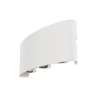 LED Außenwandlampe Metall IP54 B: 16,5 cm Up Down...