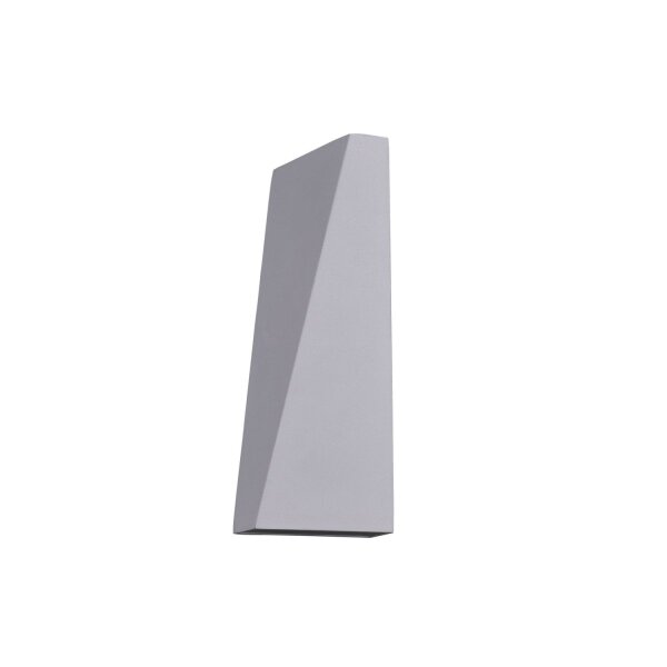 Außenlampe Wand Metall LED IP54 20 cm hoch Up Down Weiß