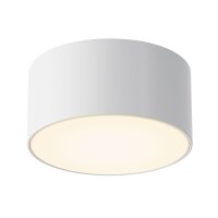 LED Deckenlampe au&szlig;en Aluminium IP65 D: 12 cm Wei&szlig; rund