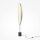 Stehlampe LED dimmbar Aluminium 158 cm in Messing EVA