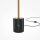 Stehlampe LED dimmbar Aluminium 158 cm in Messing EVA