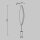 Stehlampe LED dimmbar Aluminium 158 cm in Messing EVA