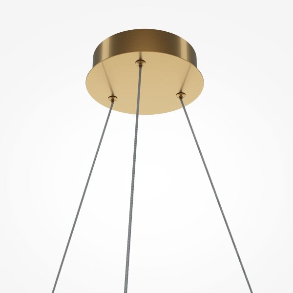 Kronleuchter LED Aluminium D: 60 cm rund H: max. 318 cm