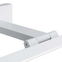 Spiegelleuchte LED Metall B: 49,5 cm Weiß...