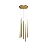 LED Hängeleuchte Aluminium Farbwechsel 2600-3500 K rund