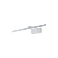 LED Spiegelleuchte Metall 52 cm breit Weiß...