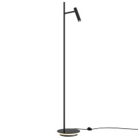 LED Stehlampe Metall 138,7 cm hoch Schwarz 730 lm JELLA