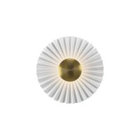 LED Wandleuchte dimmbar Metall rund Ø 30 cm 510 lm...