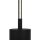 LED Stehleuchte dimmbar Metall 145 cm hoch Schwarz