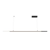 LED H&auml;ngeleuchte Aluminium H: max. 120 cm Schwarz LINA