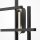 LED Wandlampe Aluminium 78 cm hoch Schwarz 750 lm LINA