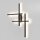 LED Wandlampe Aluminium 78 cm hoch Schwarz 750 lm LINA