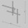 LED Wandlampe Aluminium 78 cm hoch Schwarz 750 lm LINA