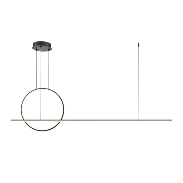 LED Pendelleuchte Aluminium mit Farbwechsel 3000-4000 K