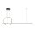 LED Pendelleuchte Aluminium mit Farbwechsel 3000-4000 K