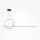LED Pendelleuchte Aluminium mit Farbwechsel 3000-4000 K