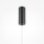 LED Pendelleuchte Aluminium rund D: 1,7 cm Schwarz LINA