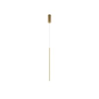 LED Pendelleuchte Aluminium D: 1,7 cm rund in Messing