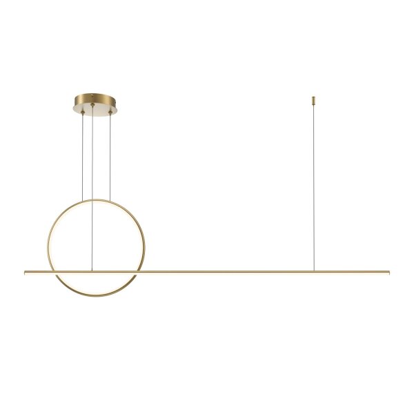 Pendelleuchte LED Aluminium H: max. 344 cm in Messing