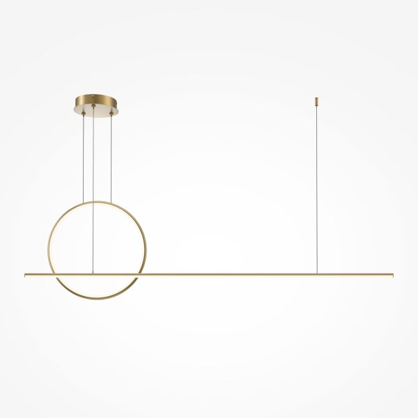 Pendelleuchte LED Aluminium H: max. 344 cm in Messing