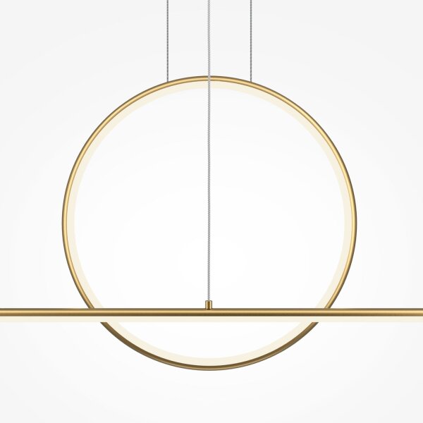 Pendelleuchte LED Aluminium H: max. 344 cm in Messing