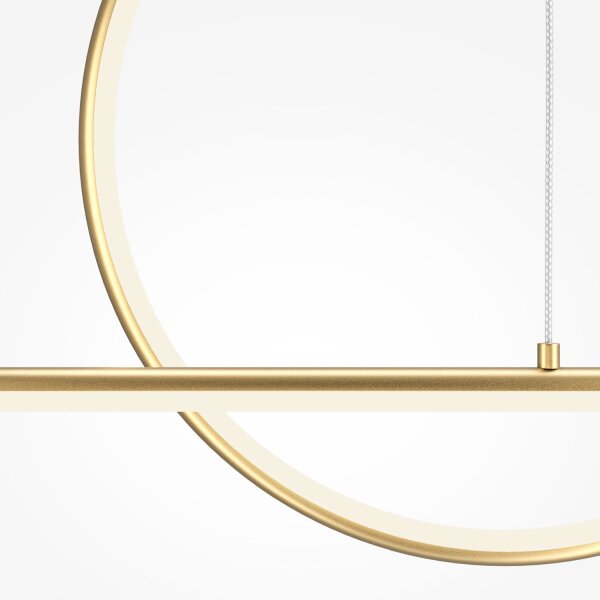 Pendelleuchte LED Aluminium H: max. 344 cm in Messing