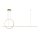 Pendelleuchte LED Aluminium H: max. 344 cm in Messing