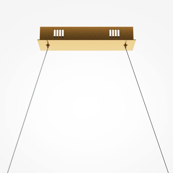 LED Hängelampe Metall H: max. 311,1 cm in Messing MAREN