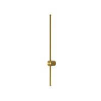 Wandlampe Metall LED 90 cm hoch in Messing länglich MAX