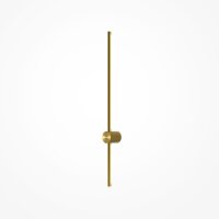 Wandlampe Metall LED 90 cm hoch in Messing länglich MAX