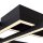 Deckenleuchte LED Metall Schwarz 2900 lm Modern MIA
