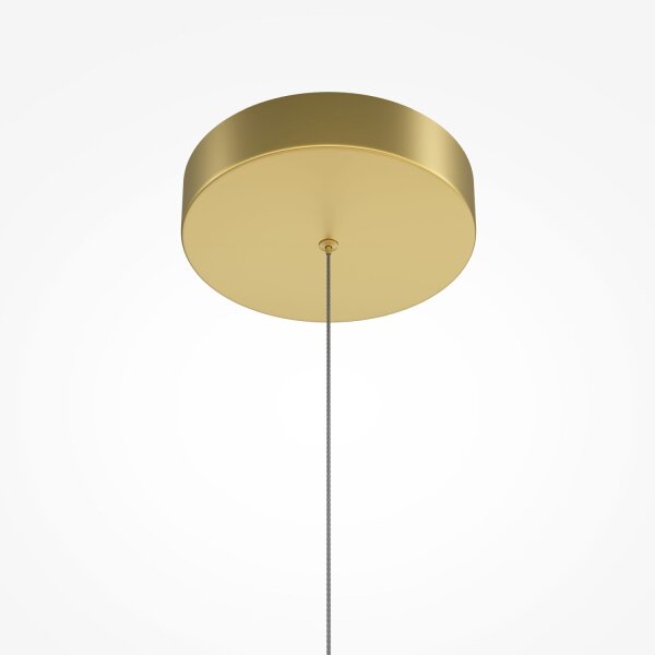 LED Hängeleuchte Aluminium H: max. 312 cm in Gold SIRI