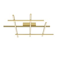 LED Deckenlampe Aluminium in Gold 3000 K warmweiß SIRI