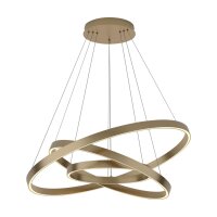 Kronleuchter LED Aluminium Ø 80 cm H: max. 120 cm...