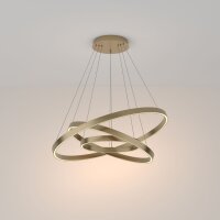 Kronleuchter LED Aluminium Ø 80 cm H: max. 120 cm...